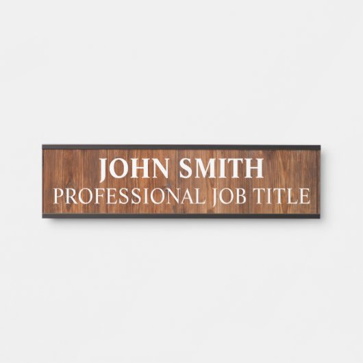 Plaque de porte de bureau moderne professionnelle (Devant)