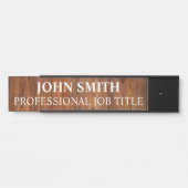 Plaque de porte de bureau moderne professionnelle (Devant)