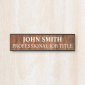Plaque de porte de bureau moderne professionnelle (Devant)