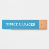 Plaque de porte de bureau moderne professionnelle (Devant)