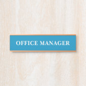 Plaque de porte de bureau moderne professionnelle (Devant)