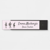 Plaque de porte de danseuse de ballet Station Sign (Devant)