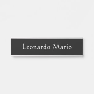 Plaque de porte de nom de bureau professionnel