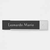 Plaque de porte de nom de bureau professionnel (Devant)