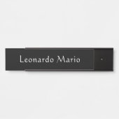 Plaque de porte de nom de bureau professionnel (Devant)