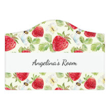 Filles mignonne Motif fraise