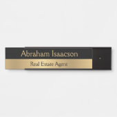 Plaque de porte moderne pour bureau professionnel (Devant)