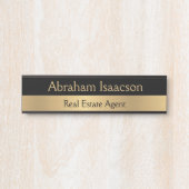 Plaque de porte moderne pour bureau professionnel (Devant)