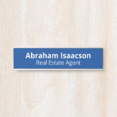 Plaque de porte moderne pour bureau professionnel (Devant)