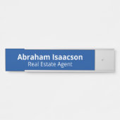 Plaque de porte moderne pour bureau professionnel (Devant)