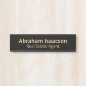 Plaque de porte moderne pour bureau professionnel (Devant)