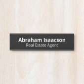 Plaque de porte moderne pour bureau professionnel (Devant)