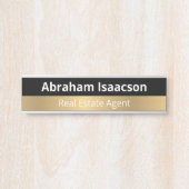Plaque de porte moderne pour bureau professionnel (Devant)