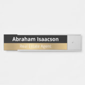Plaque de porte moderne pour bureau professionnel (Devant)