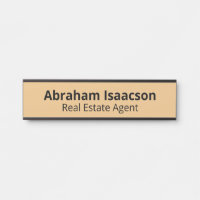 Plaque de porte moderne pour bureau professionnel