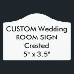 Plaque De Porte Panneau de chambre personnalisée mariage - Crested<br><div class="desc">Pour obtenir la gamme complète et extensible de modèles de produits mariages personnalisables, visitez le site http://www.personalizedweddingessentials.com. Panneau mariage sur mesure, Top à pois, 5" x 3, 5", 7 formes et tailles différentes, acrylique de qualité A double comme une planche à sec, résistant aux UV et imperméable. Attaches d'adhérence sécurisées...</div>