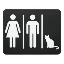 Panneau Salle de bain pour chat