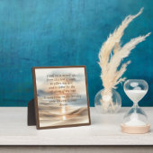 Plaque de prière du matin avec de l'Easel (Insitu)