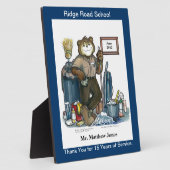 Plaque de reconnaissance ou de récompense du gardi (Côté)