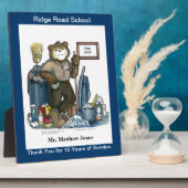 Plaque de reconnaissance ou de récompense du gardi (Côté)