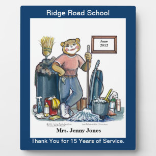 Plaque de reconnaissance ou de récompense du gardi