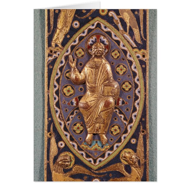 Plaque de reliquaire dépeignant le Christ (Devant)