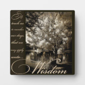 plaque de sagesse (Devant)