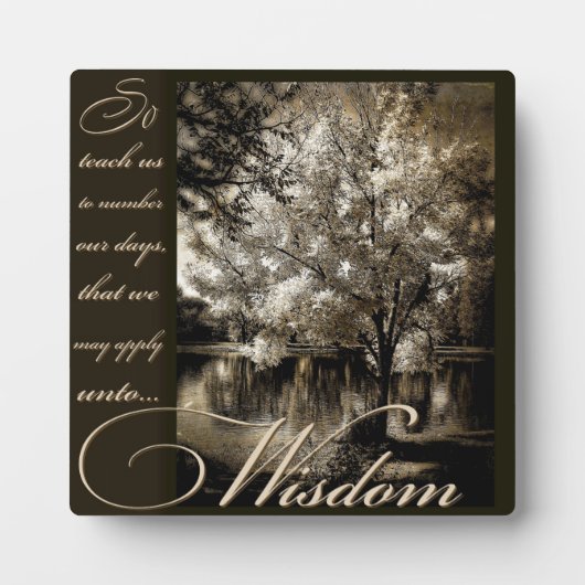 plaque de sagesse (Devant)