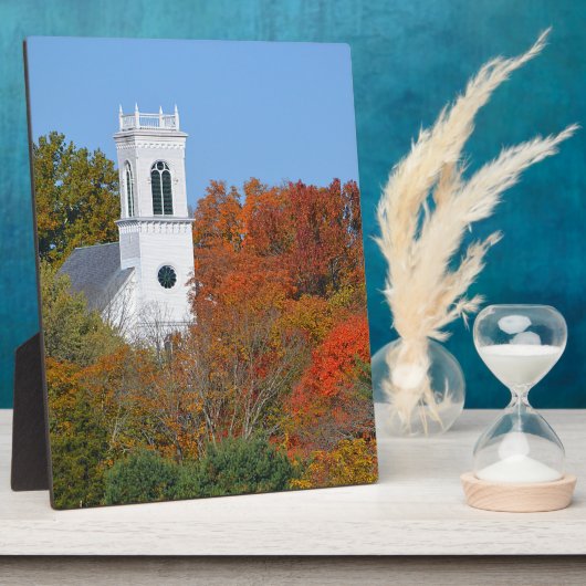 Plaque de scène d'automne (Côté)