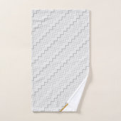 PLAQUE DE SERVIETTES DE BAIN EN OR DE LUXE GRAY CH (Serviette à main)