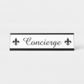 Plaque de signalisation de concierge (Devant)