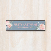 Plaque de signalisation de la porte de bureau des  (Devant)