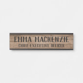 Plaque de signalisation de la porte de suspension (Devant)