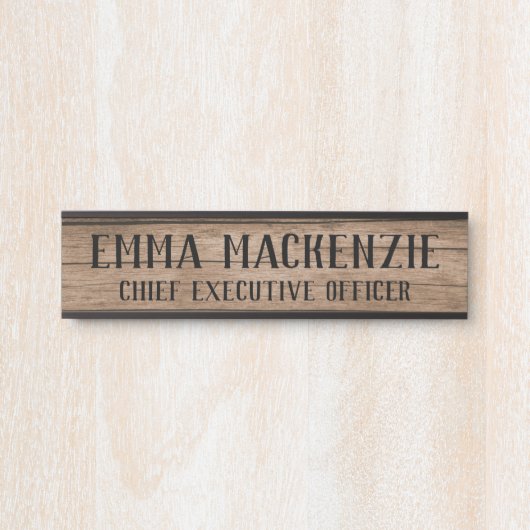 Plaque de signalisation de la porte de suspension (Devant)