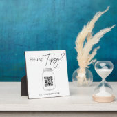 Plaque de signalisation du code QR de Jar d'astuce (Insitu)
