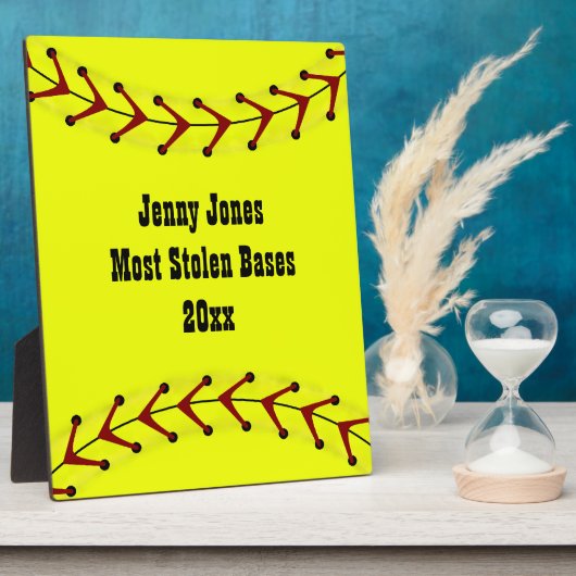 Plaque de softball rapide (Côté)