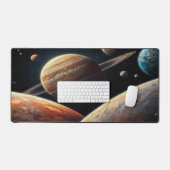 Plaque de souris à thème spatial de bureau galacti (Clavier et souris)