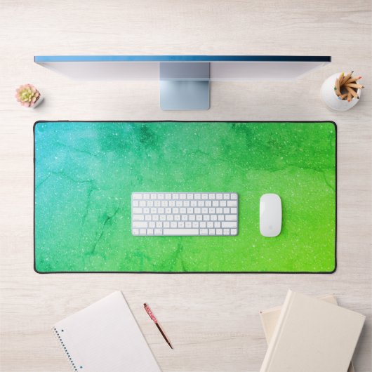 Plaque de souris en marbre vert - Tapis de bureau (Bureau 1)
