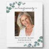 Plaque de souvenir de photo de mémoire aimante Euc (Devant)