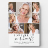 Plaque de souvenir de sympathie photo à jamais dan (Devant)