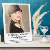 Plaque de souvenir photo à la mémoire de (Côté)