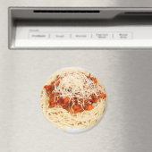 Plaque de Spaghetti Dîner Réfrigérateur Aimant (In Situ (Lave-vaisselle))