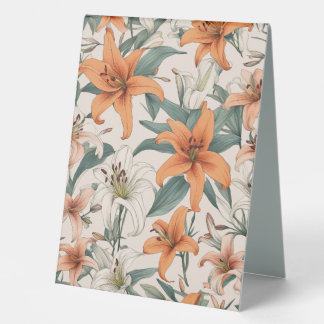 PLAQUE DE TABLE ユリ