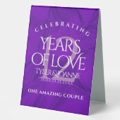 Plaque De Table 12ème anniversaire de la Mariage de soie (Recto)