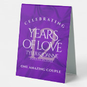 Plaque De Table 12ème anniversaire de la Mariage de soie (Verso)