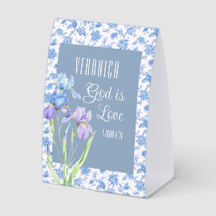 Plaque De Table 1 Jean 4:16 Dieu est Amour – Christianisme Personn