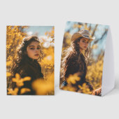 Plaque De Table 2 Photo Double-Sided Photo (Recto/verso)