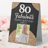 Plaque De Table 80 et Fabulous Gold Parties scintillant Photo 80e (In SItu (Mariage))
