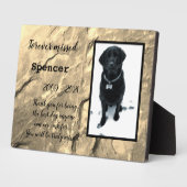 Plaque de table à jamais regrettée avec chevalet (Côté)