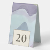 Plaque De Table Abstrait Contemporary Elegant Retirement Party (Verso)